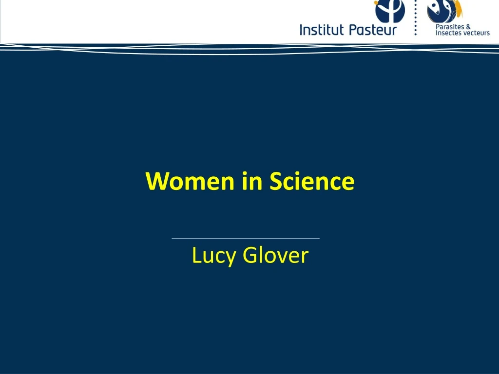women in science lucy glover