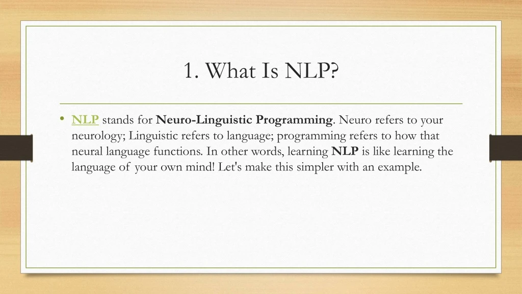 1 what is nlp