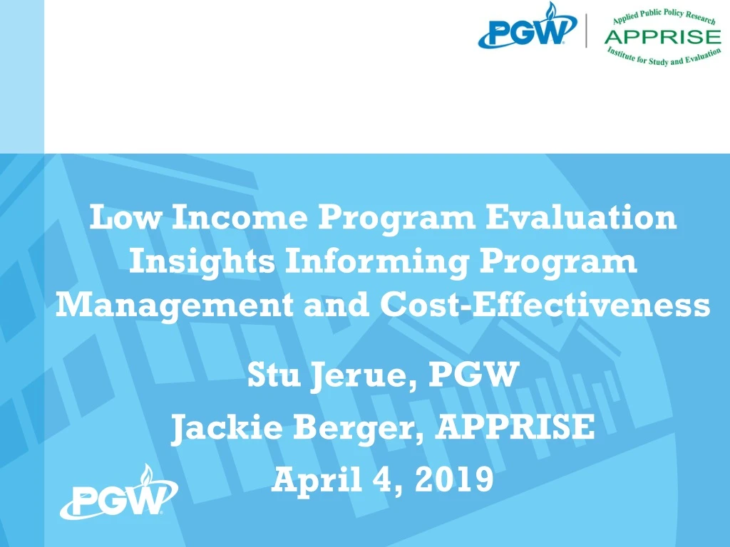 low income program evaluation insights informing