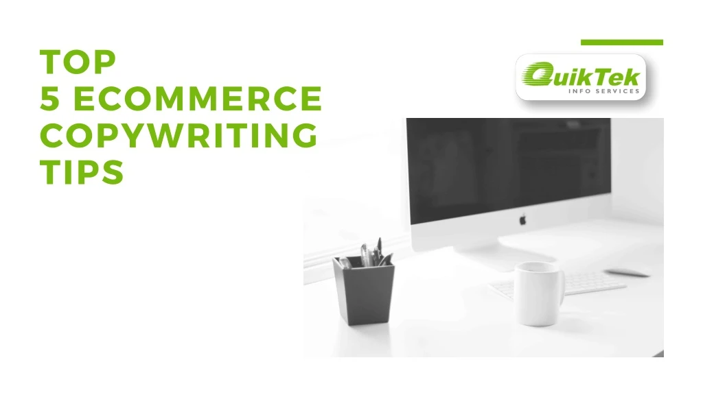 top 5 ecommerce copywriting tips