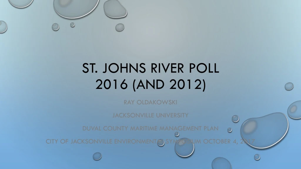 st johns river poll 2016 and 2012