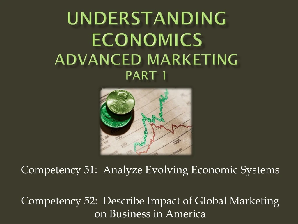 understanding economics advanced marketing part 1