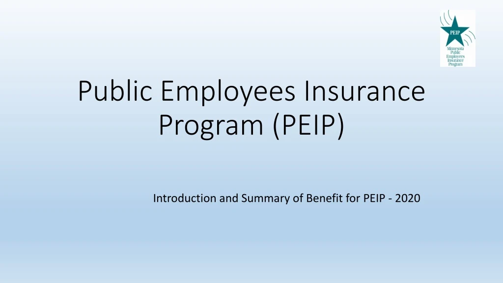 public employees insurance program peip
