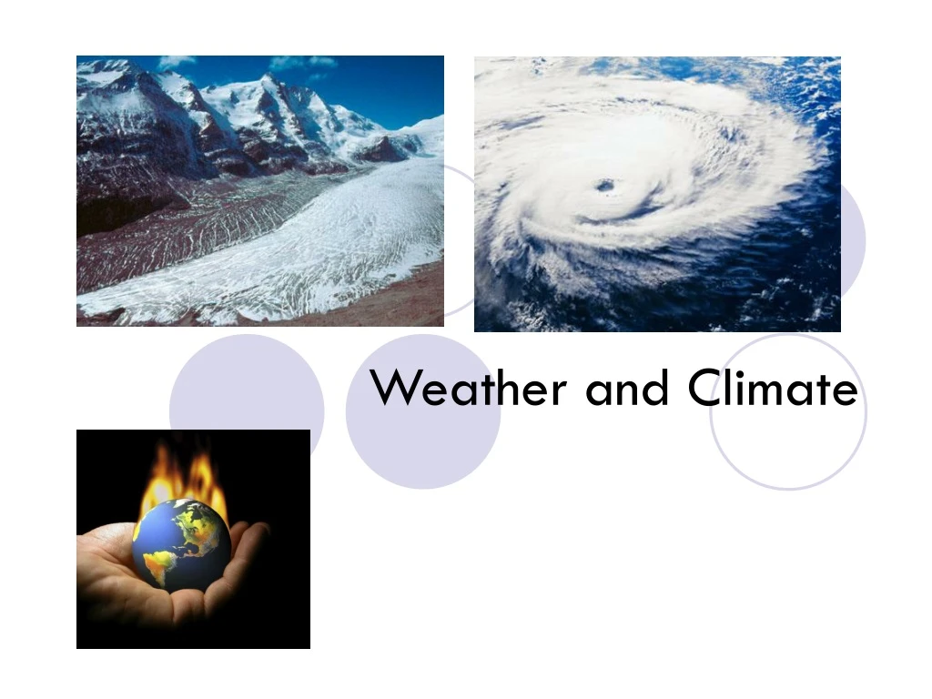 weather and climate