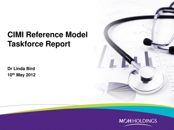 CIMI Reference Model Taskforce Report