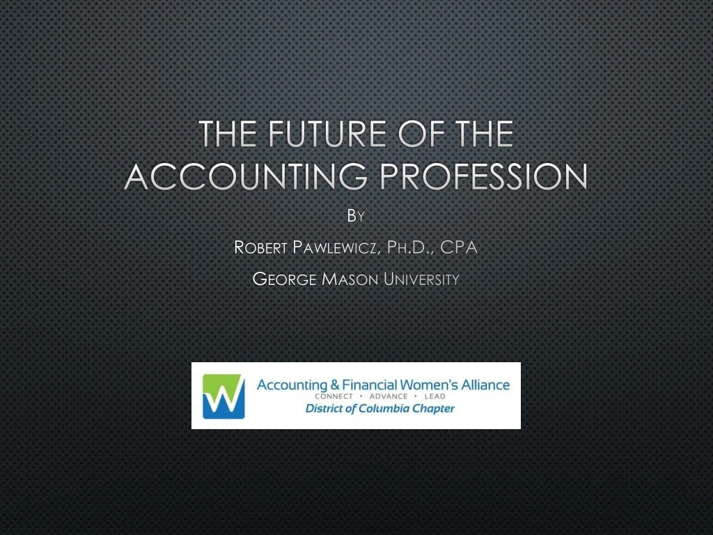 the future of the accounting profession