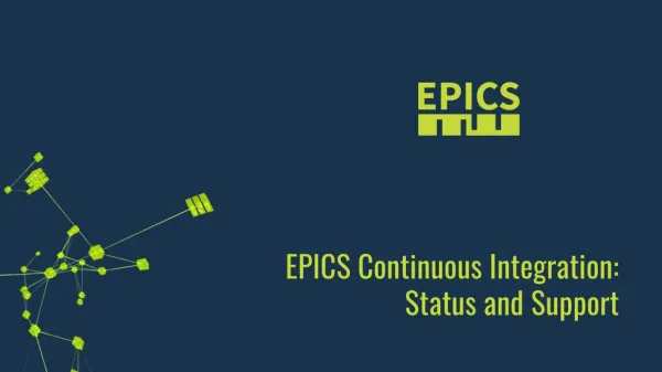 EPICS Continuous Integration: Status and Support