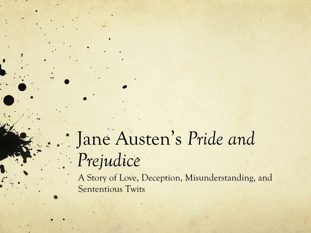 jane austen s pride and prejudice