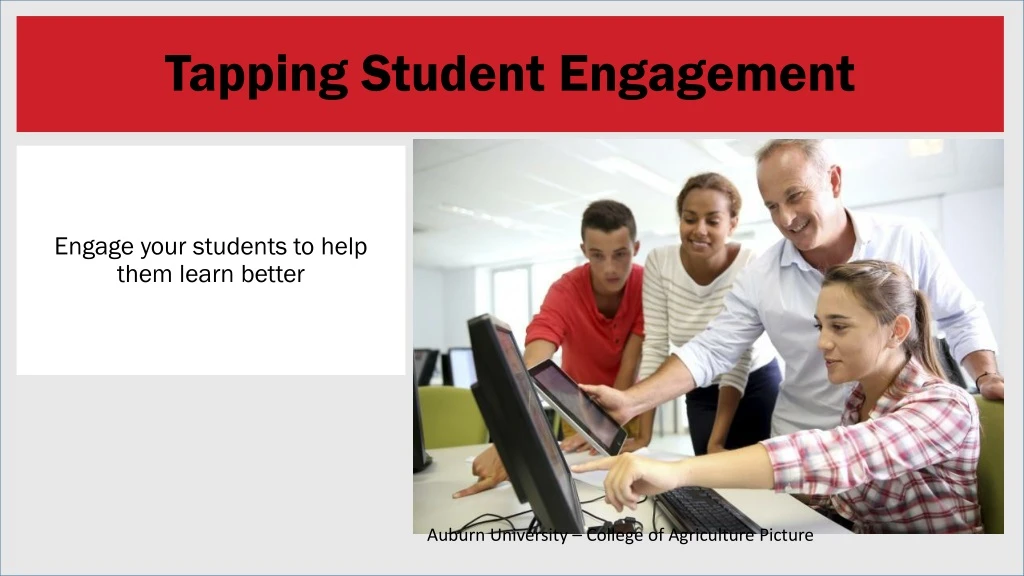 tapping student engagement