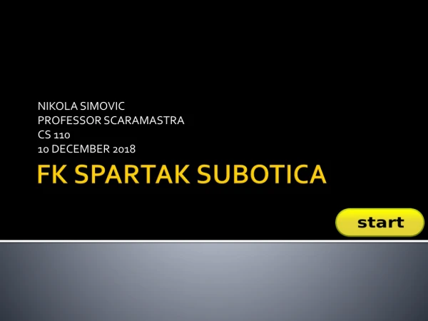 FK SPARTAK SUBOTICA