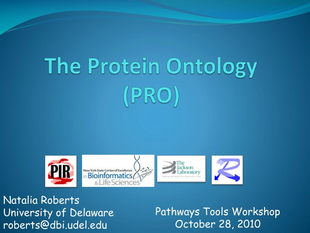the protein ontology pro
