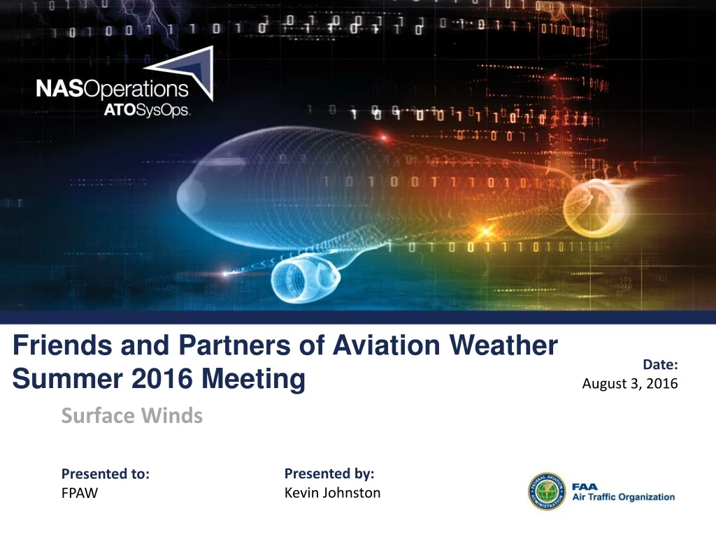 friends and partners of aviation weather summer