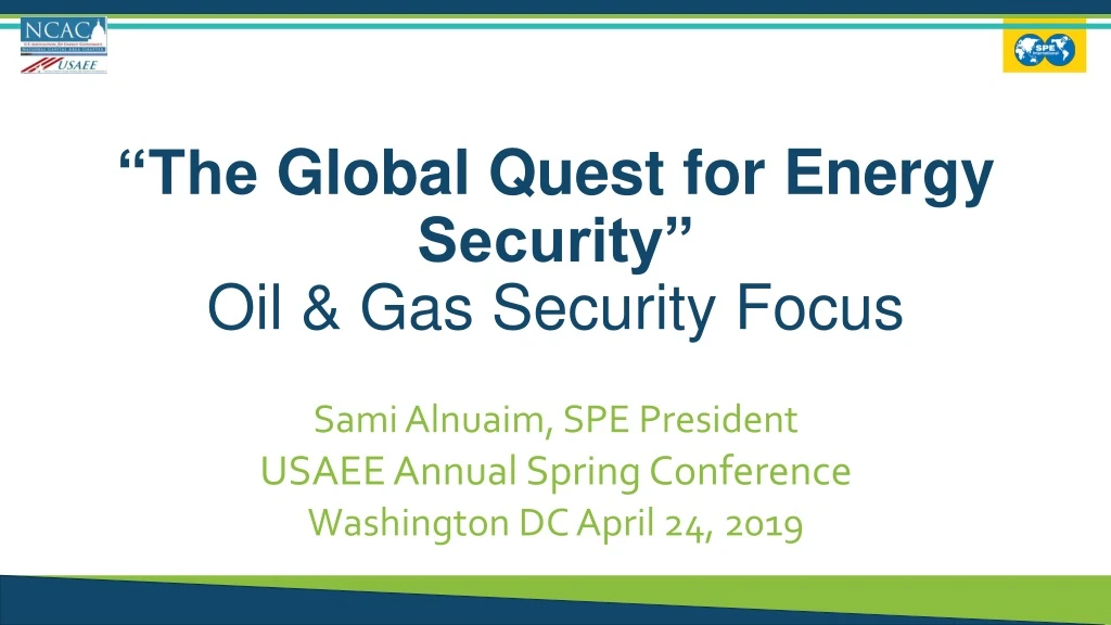the global quest for energy security oil gas security focus