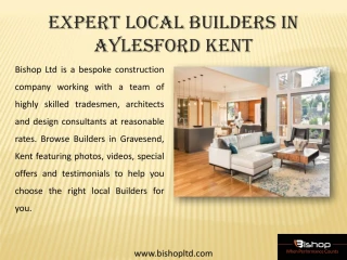 Local builders in Gravesend Kent | Bishop Ltd