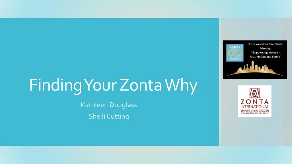 finding your zonta why