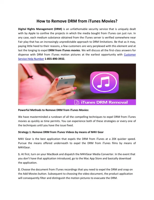 how to remove drm from itunes movies