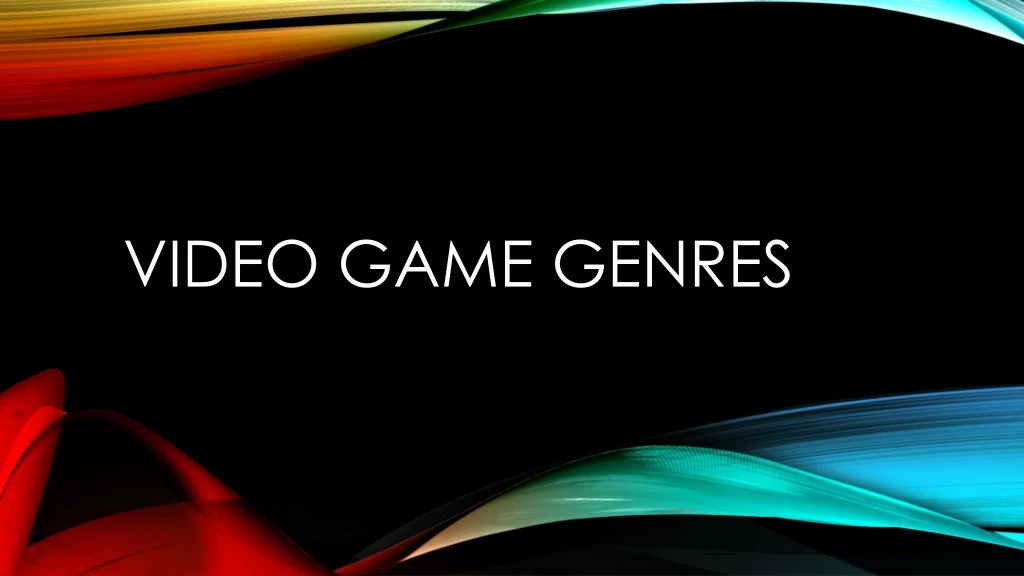 video game genres