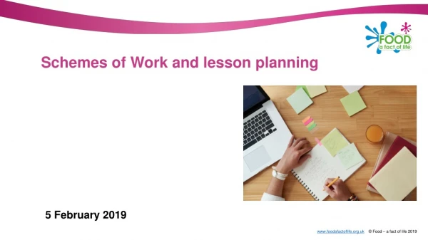 Schemes of Work and lesson planning