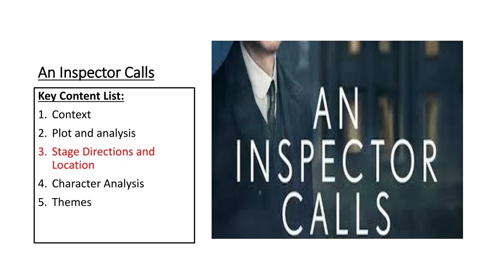 an inspector calls