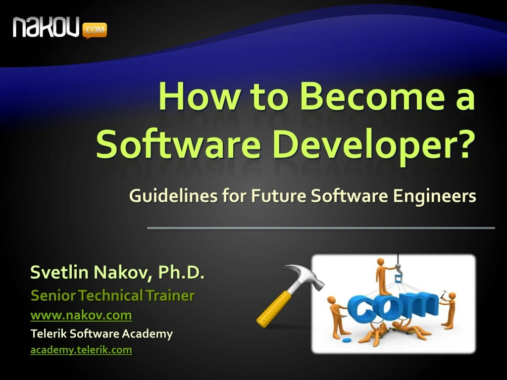 how to become a software developer