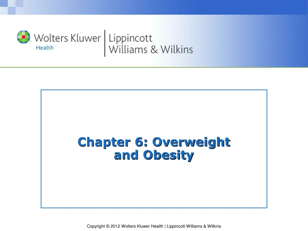 chapter 6 overweight and obesity