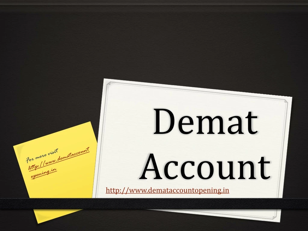 demat account