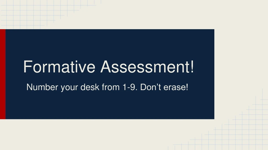 formative assessment