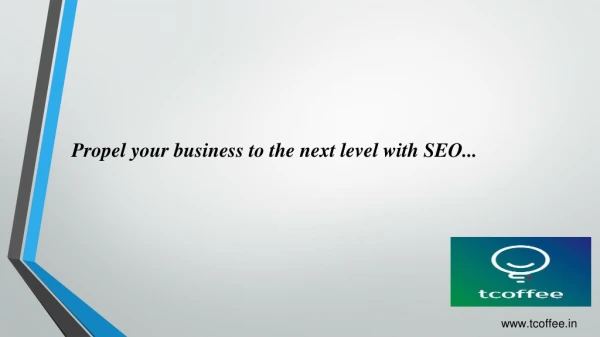 Propel your business to the next level with SEO...
