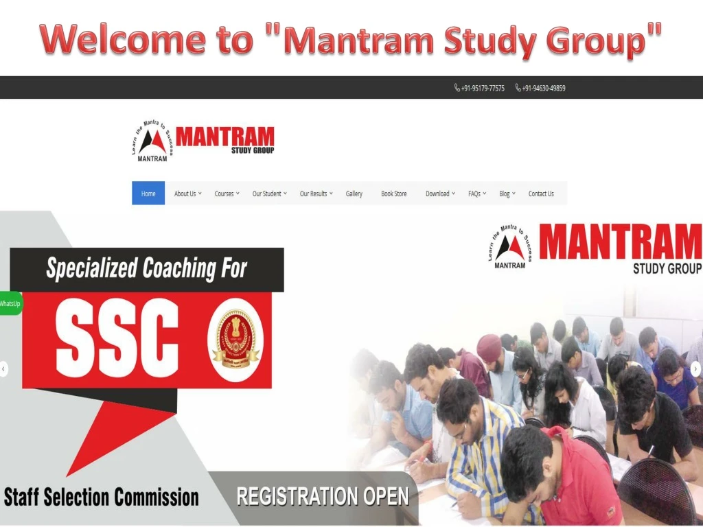 welcome to mantram study group