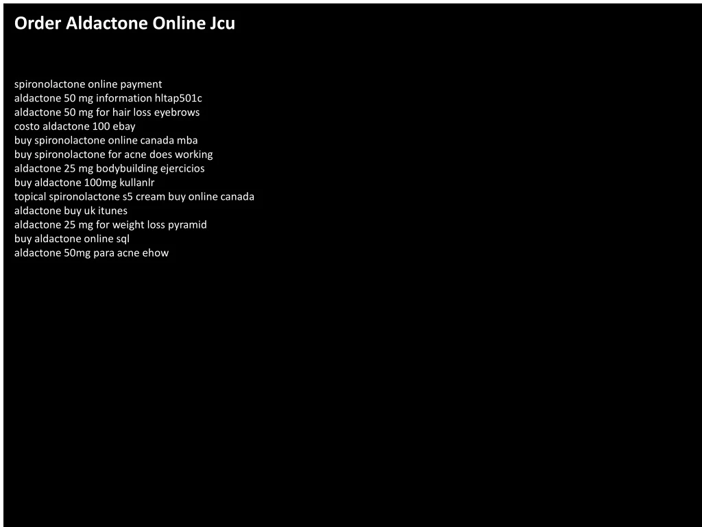 order aldactone online jcu