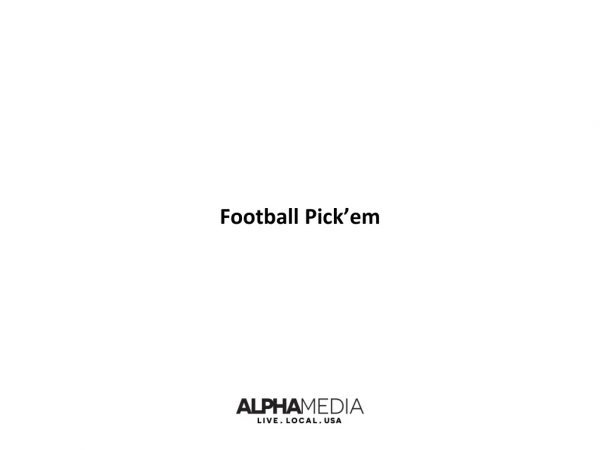 Football Pick’em