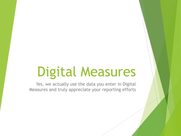 Digital Measures