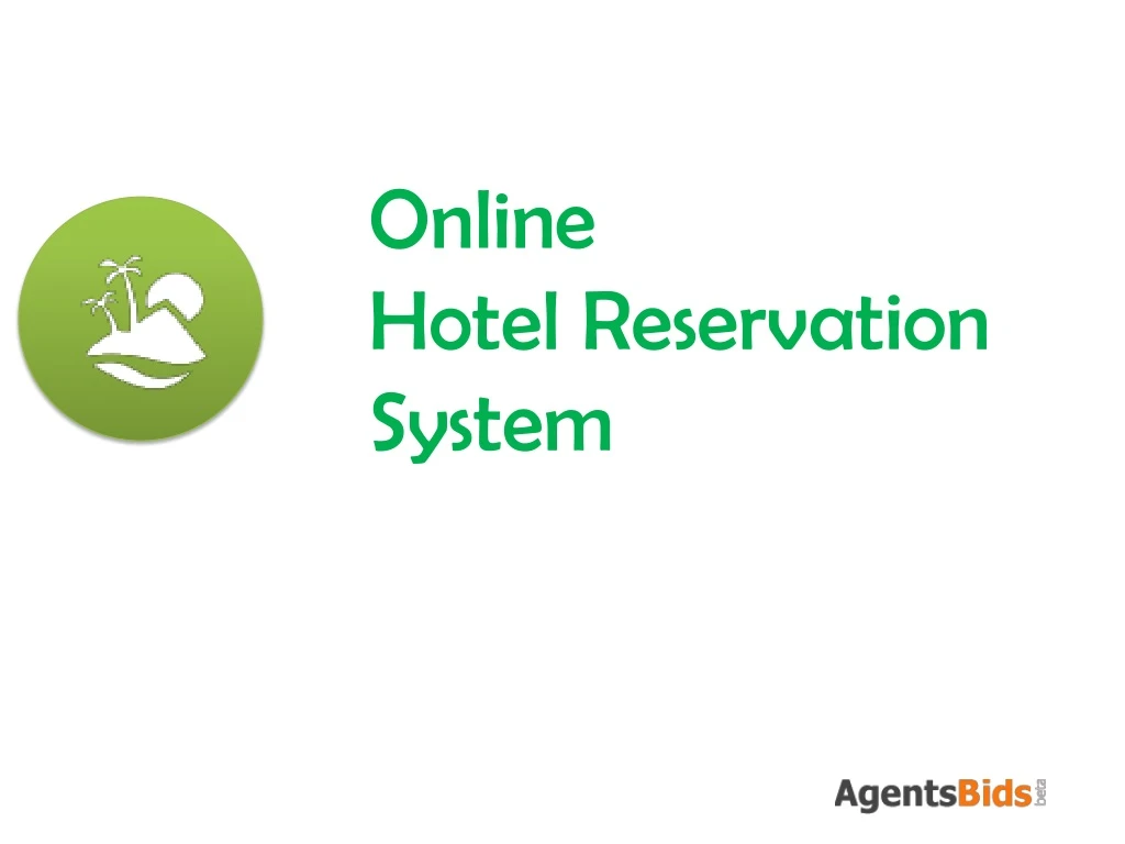 online hotel reservation system