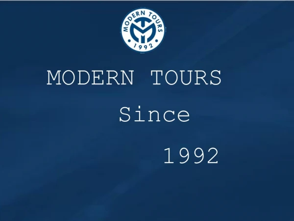 MODERN TOURS