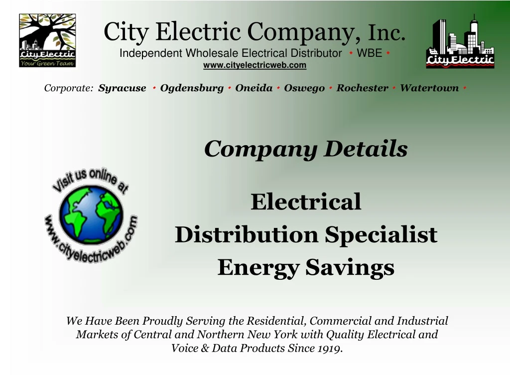 company details electrical distribution