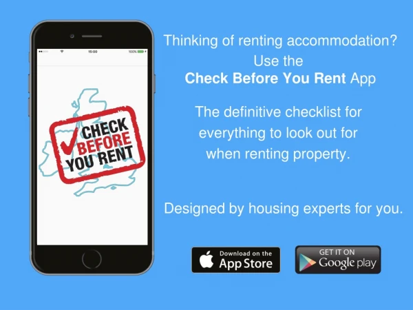 Think ing of renting accommodation?