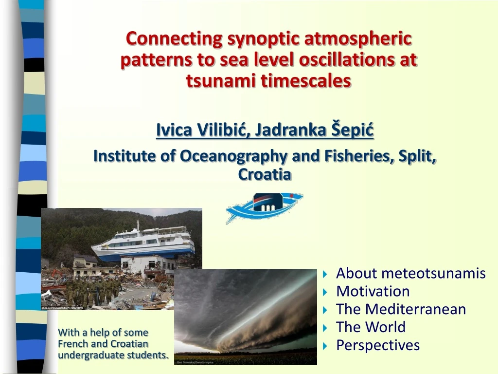 connecting synoptic atmospheric patterns