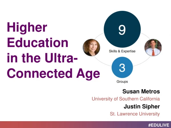 Higher Education in the Ultra -Connected Age