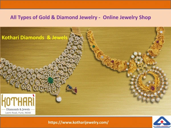 All Types of Gold &amp; Diamond Jewelry - Online Jewelry Shop