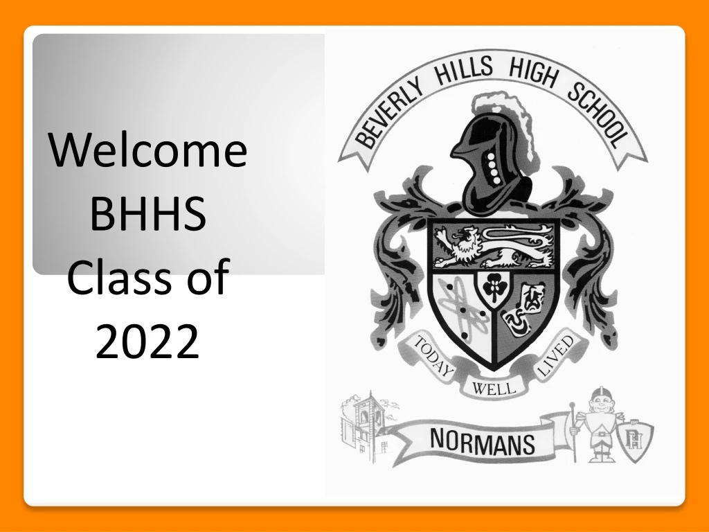 welcome bhhs class of 2022