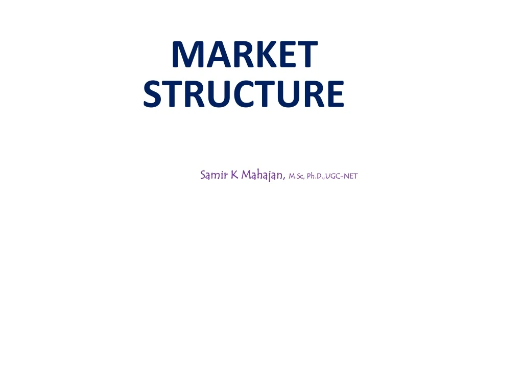 market structure