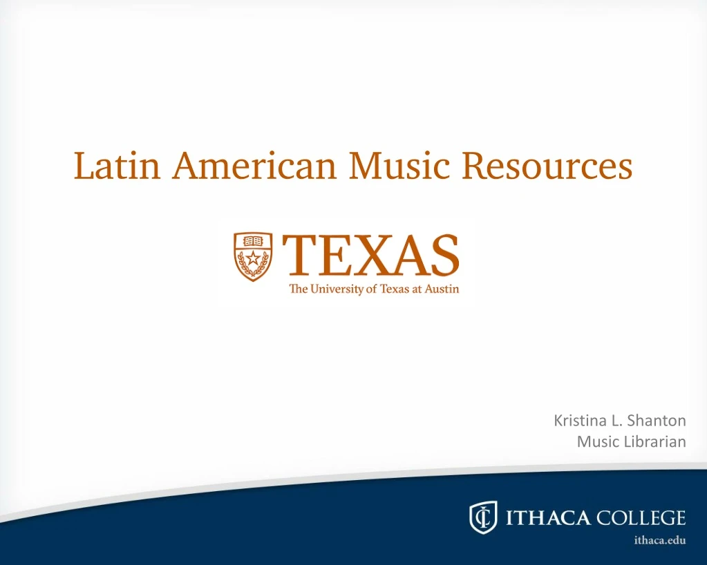 latin american music resources