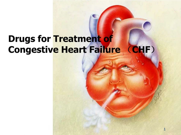 Drugs for Treatment of Congestive Heart Failure ? CHF ?
