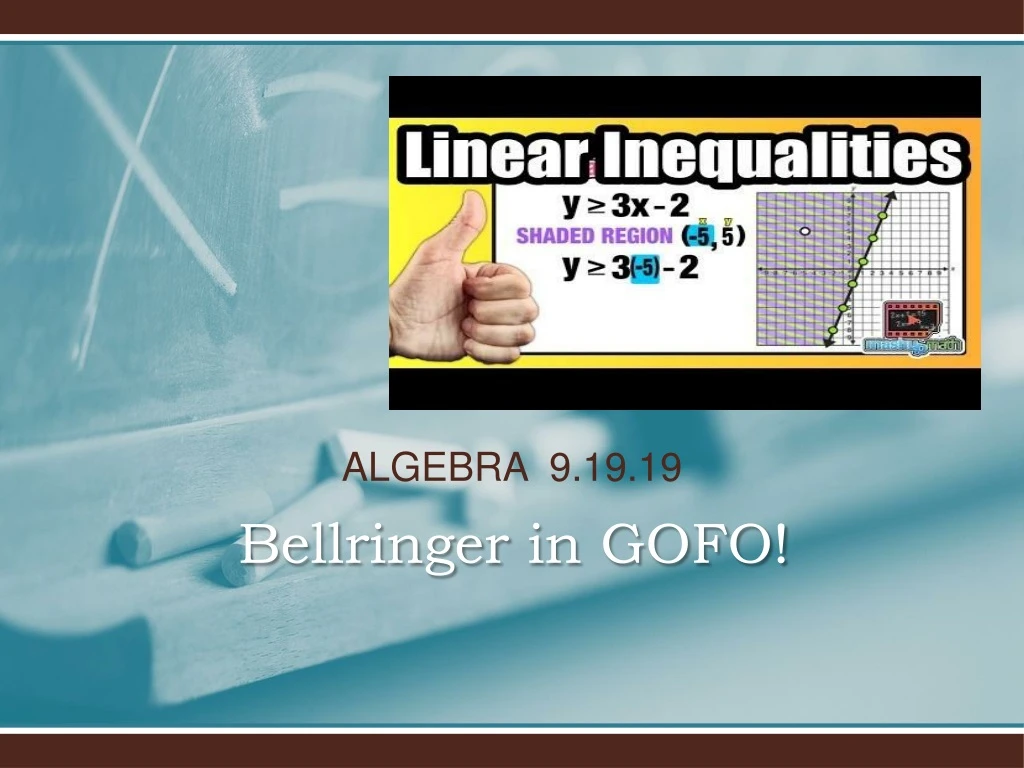 algebra 9 19 19