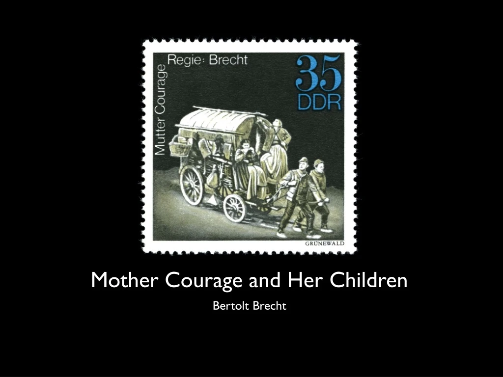 bertolt brecht mother courage