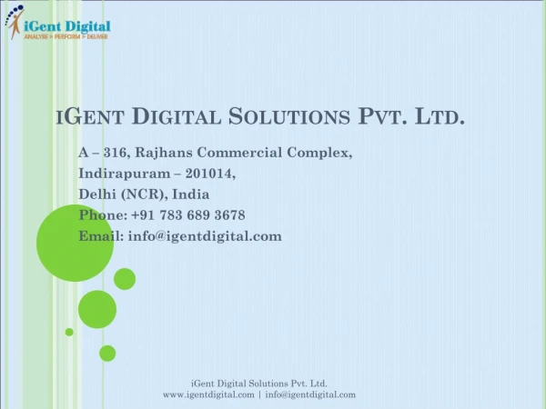 iGent Digital Solutions Pvt. Ltd.