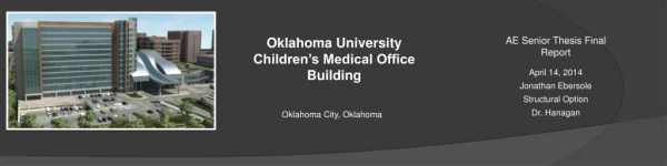 Oklahoma University Children’s Medical Office Building