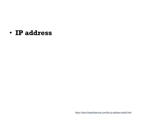 IP address