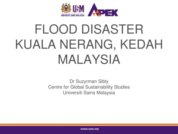 Flood Disaster Kuala Nerang, Kedah Malaysia