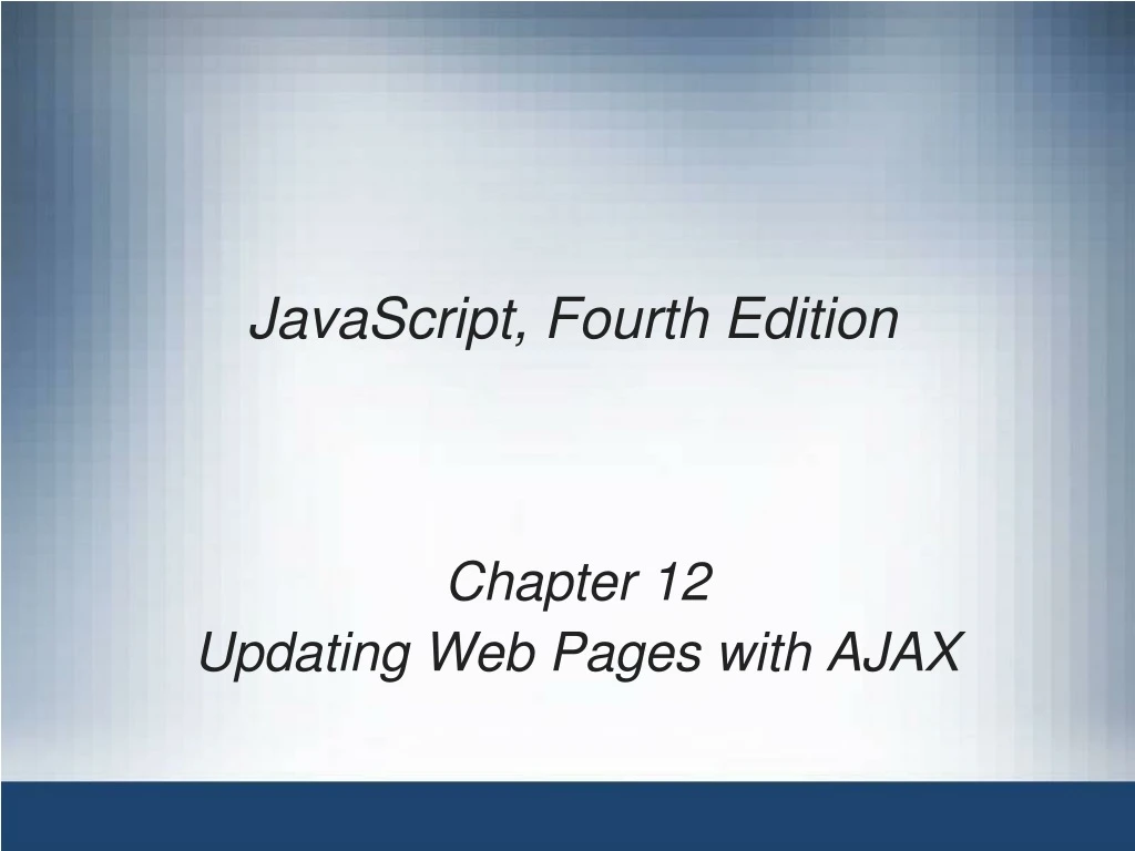javascript fourth edition